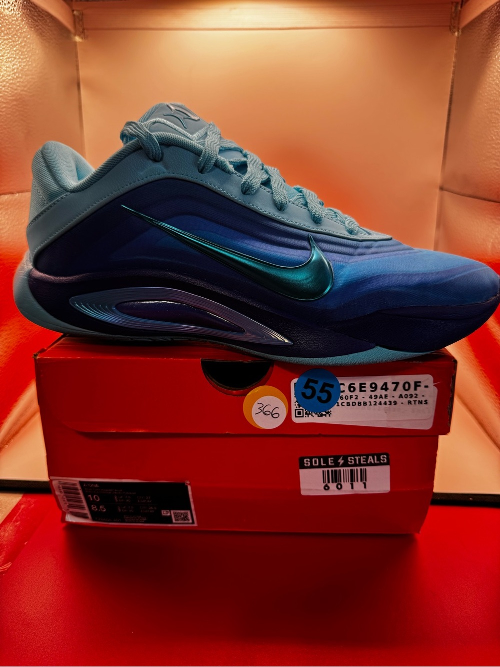 Nike A’One A’ja Wilson Indigo Girl Blue Women’s Sz 10 FZ8605-401 New w/ Box